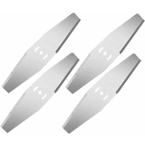 Remplacement des Têtes de Lame de Coupe-Herbe Tondeuse à Gazon Lames de Débroussailleuse Têtes de Lame De Désherbant(Blade x 4)-- (1/5)