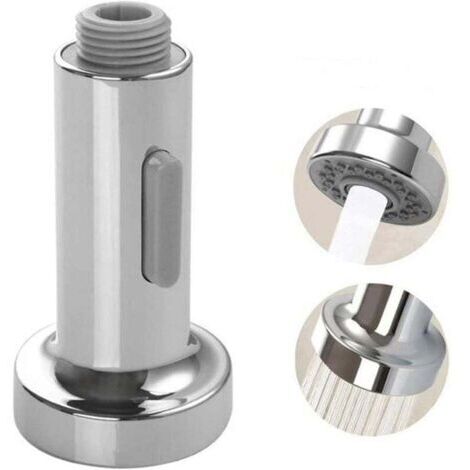 Shower Faucet, Kitchen Sink Mixer, Push Down Pro Head 2 Spray Functions Kitchen Mixer Universal Hand Shower Faucet Accessories(Money) (1/4)