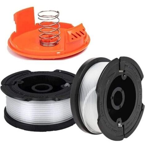 Bobine de fil nylon pour coupe-bordure Longueur 9,1m Diamètre ⌀1,65mm Compatible Black et Decker GL280 à GL570 - AF-100 (1/5)