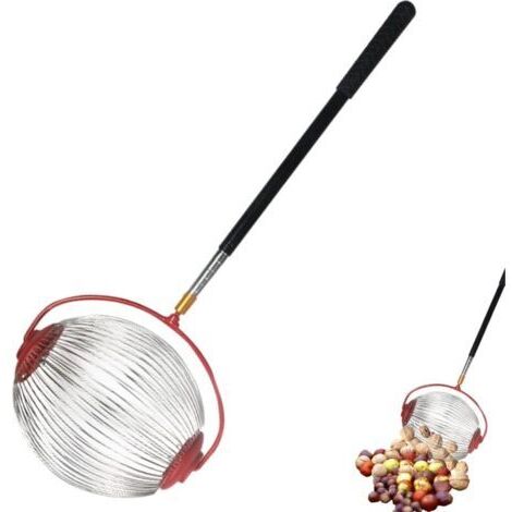 Récupérateur de Noix, Cueilleur de Noix, Collecteur de pommes, Ramasse Fruits en Noyer, Ramassez Les N-oix Grand Collecteur N-oix Rouleau Ramasse Châtaignes Noixs Outils Jardin Sélecteur Golf (1/5)