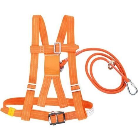 Kits de Harnais de Sécurité, Harnais Antichute de Sécurité, Harnais Réglable en Hauteur à 6 Stypes pour Ceinture, Ceinture de Sécurité, Corde de Sauvetage, Travail Aérien, (1/5)