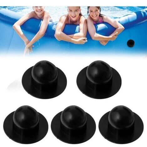 Swimming Pool Plug, Swimming Pool Strainer Hole Plug, Wall Socket, Replacement Connector, Ground Pool Filter Pump, Strainer Plug for Swimming Pool Parts (5 Pack) (1/4)