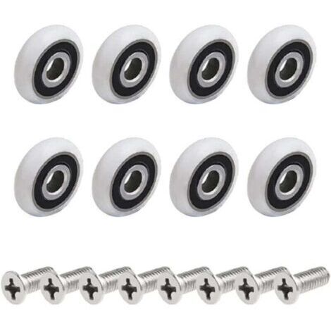 Roulettes de porte de douche 8 (vis M5 25 mm) (1/4)