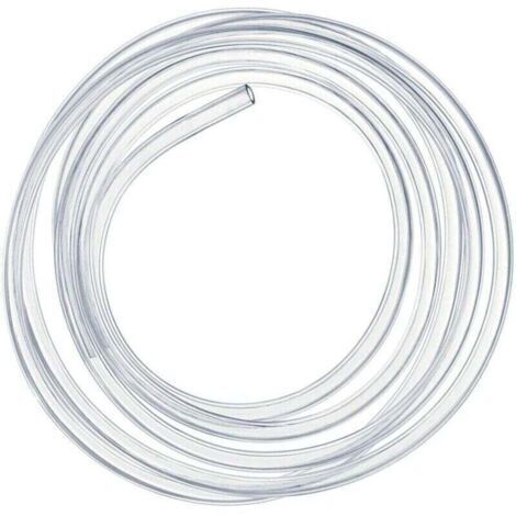 Tuyau Transparent de Pression 3 mètres, 10 × 12mm Tuyauterie Flexible Tube de PVC