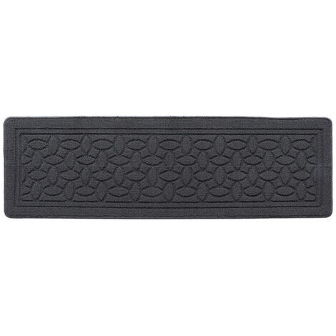 Tapis Cuisine 45 x 150 cm, Tapis Cuisine Devant evier, Tapis de Cuisine Antidérapant et Lavable pour Cuisine, Salle à Manger, Buanderie (Gris) (1/4)