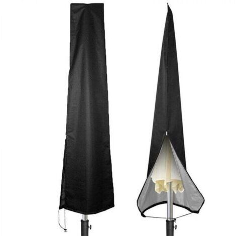 Housse parasol extérieur imperméable anti-UV oxford, pour jardin et terrasse (1/4)