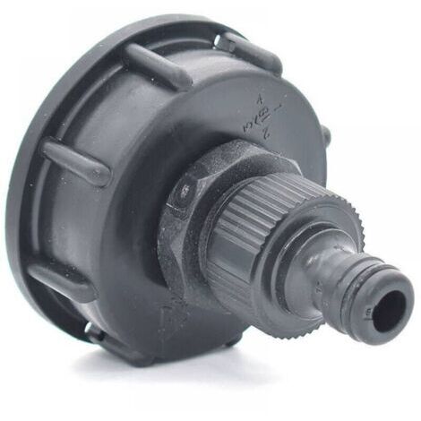 Raccord S60x6 avec embout male pour cuve 1000 litres (1/5)