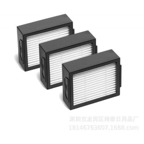 3 Pack Remplacement Filtres avec iRobot Roomba i & e i1 i3 i4 i6 i7 i8 e5 e6 + J7 (Non pour J7+) Pièces de Rechange pour Aspirateur Accessoires (1/4)