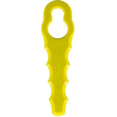 Lot de 50 Lames de Rechange compatible pour Ryobi Coupe Bordure, Têtes Double Lames Dentelées RAC155 RAC157 RAC158 (1/4)