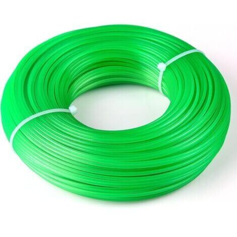 Fil de débroussailleuse 2 mm x 100 m Fil rond en nylon pour bobine de fil de débroussailleuse Bobine de fil DIY (1/5)