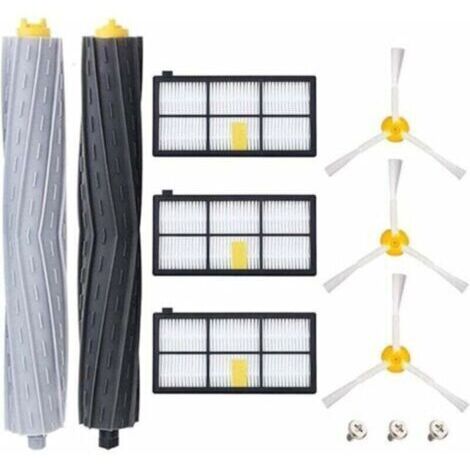 Pièces accessoires pour iRobot Roomba 800 805 860 861 865 866 870 871 876 880 885 886 890 895 896 900 960 966 980, Remplaçant Filtres et Brosses Kit pour Aspirateur Robot - 11in1 (1/4)