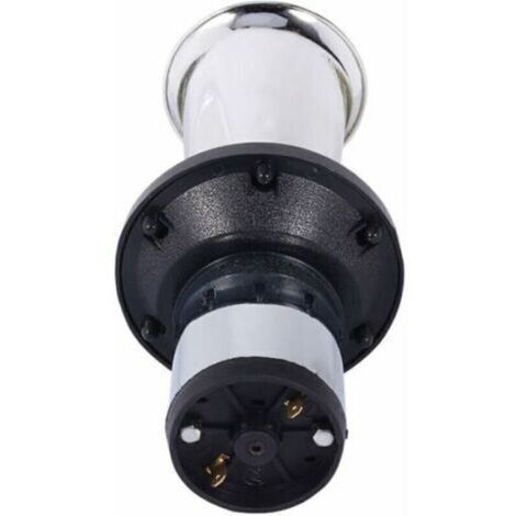 Kaxon Vieux Tacot 12v, 110DB Old Style Horn, 12V 490Hz Trompette De Voiture Klaxon Fort Alarme Corne Antique Vintage Type Classique AHH-OOO-GAH AHOOGA OOGA(argent) (1/4)