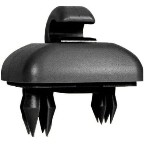 Support de crochet de pare-soleil de voiture de remplacement pour Audi A1 A3 A4 A5 Q3 Q5 (8E0 857 562) A7 B6 B7 B8 S4 S5, noir (1/3)