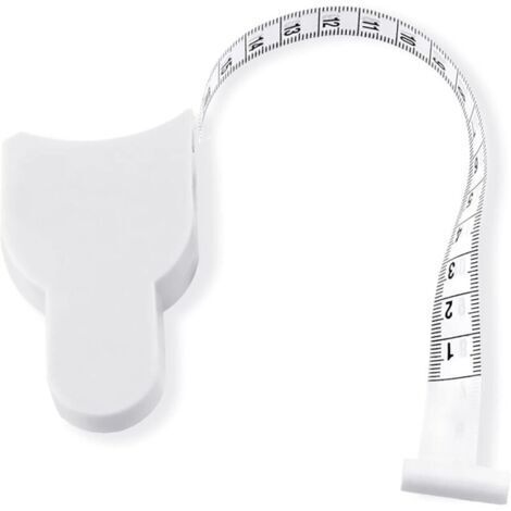 Ruban à mesurer souple, lot de 2 rubans à mesurer rétractables pour le corps (forme en Y, blanc) (1/5)