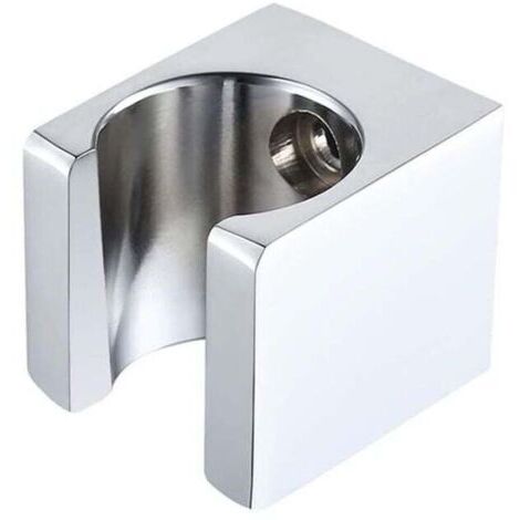 Support Douche Tout en Laiton Support Douchette Mural Support Pommeau de Douche pour Baguette de Pulvérisateur à Main Pour Salle de Bain Chrome, C107-CH (1/4)