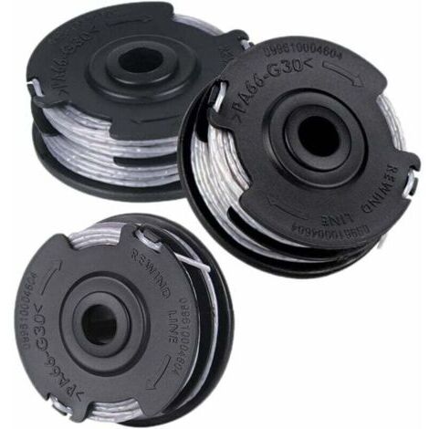 Lot de 3 bobines pour débroussailleuse Bosch Art 24 27 30 30-36 Li 18 M 1,65 mm (1/5)