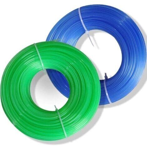 Ligne de tondeuse, bobine de coupe, fil de trimmer, pour jardins, parcs, écoles, pelouses. Résistant et durable. (1/4)