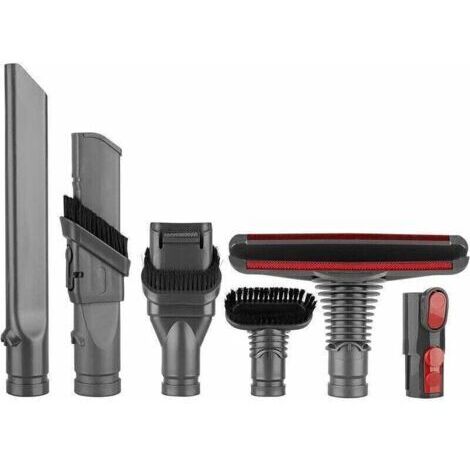 Kit Accessoires pour Aspirateur Dyson - Brosse - Avec Adaptateur - Total Clean - Pour Dyson V8 V7 V10 - Compatible avec Dyson V6 DC45 DC35 DC52 DC29 DC62 DC33 DC34 etc. (1/4)