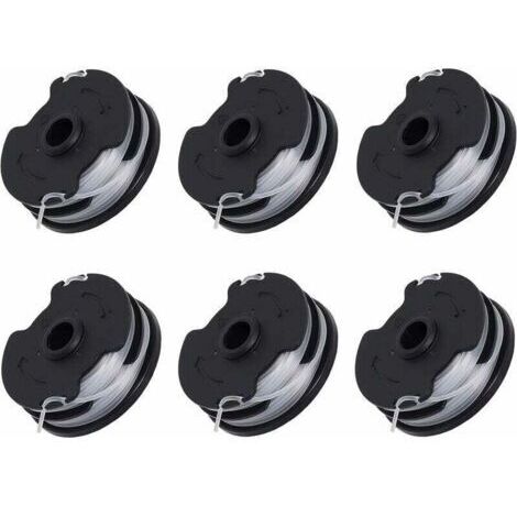 Lot de 6 bobines de rechange pour débroussailleuse sans fil Parkside PRTA 20-Li C3 IAN351753 (1/5)