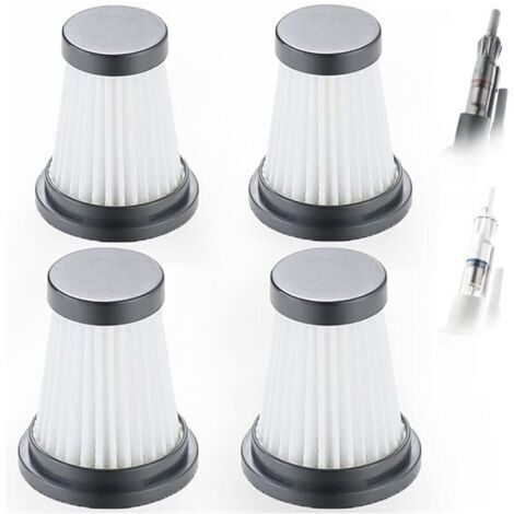 Lot de 4 filtres HEPA de rechange pour aspirateur sans fil pour Moosoo K12 K12 Pro K13, pour Genius Invictus One 1.0 X7 / 2.0 (1/4)