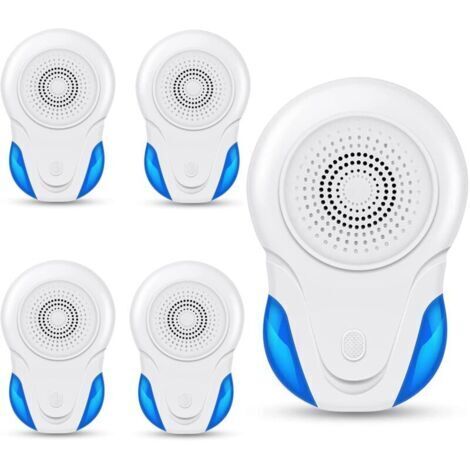 4pcs Répulsif à Ultrason Antiparasitaire, Ultrason Souris Répulsif à Souris, Intérieur Répulsif Anti Moustique Ultrason (1/4)