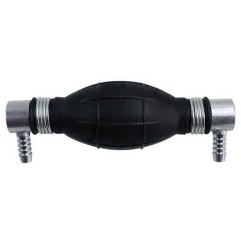 Pompe Poire d'Amorçage pour Système Alimentation Carburant Gasoil Essence Diesel 8mm Coude 90° Universel (1/3)