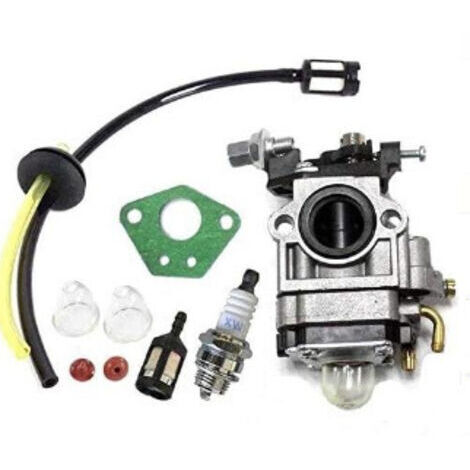 Carburateur 63022 56257 57341 pour tarière Freight Predator Earth Auger 52cc MP15 Kit complet avec poire d'amorçage, bougie, joint et durite d'essence (1/5)