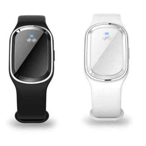 Lot de 2 montres-bracelets anti-moustiques à ultrasons, bracelet anti-moustiques pour enfants adultes (1/4)