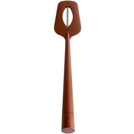 Thermomètre Cuillère Portable Grattoir en Silicone Longue Spatule Numérique Thermomètre Alimentaire pour Chocolat, Crèmes, Sauces, Confitures et Sirops Lecture instantanée (1/5)