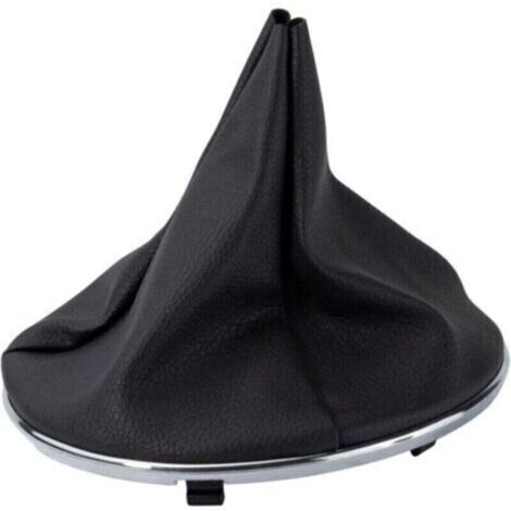 Soufflet de levier de vitesses pour F-iat 500 500C 2007-2015 55344016 50293173 50295075 50295325 Pommeau de levier de vitesse en cuir noir et chromé