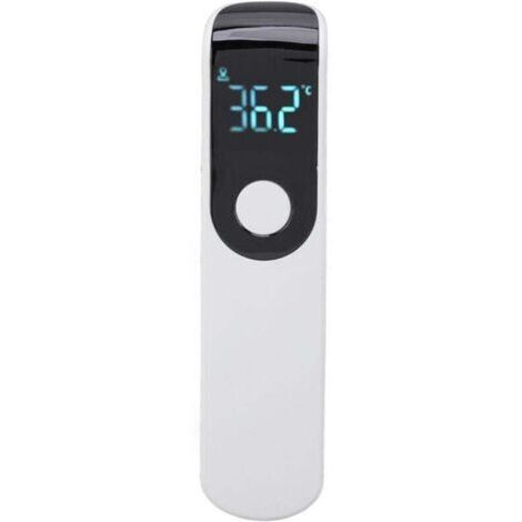 Pistolet thermomètre infrarouge sans contact portable, thermomètre frontal numérique pour hôtels et maison. Design blanc, facile à utiliser et fiable. (1/4)