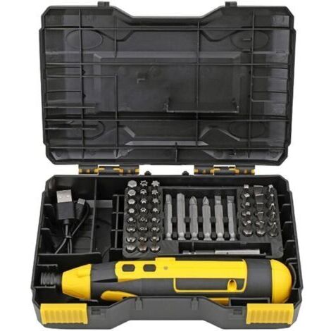Tournevis électrique sans fil , perceuse électrique rechargeable au lithium-ion 4 V, outil de réparation (1/4)