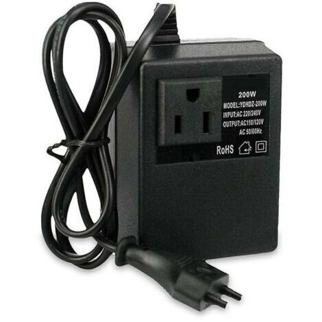 Convertisseur de tension transformateur abaisseur 220v à 110v ac transformateur de tension de voyage abaisseur (1/4)