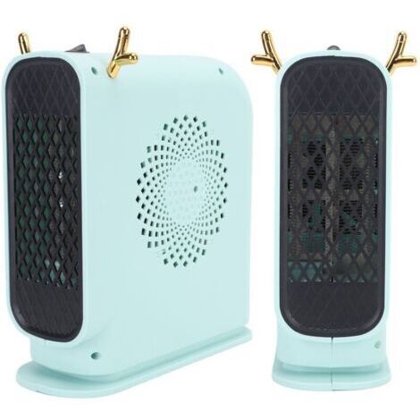 Chauffage électrique Portable, chauffage rapide, silencieux et sûr, Compact, pour bureau, prise ue verte, 220V (1/5)
