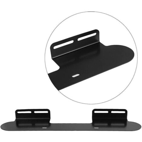 For Sonos Beam Gen1 / Beam Gen2 Holder Sonos Beam Gen1 / Beam Gen2 Wall Mount Stand Metal Bracket Accessories, Smart Home Speaker Accessories Rack (Sonos Beam Gen1 / Beam Gen2, Black, Son-G2) 1 (1/5)