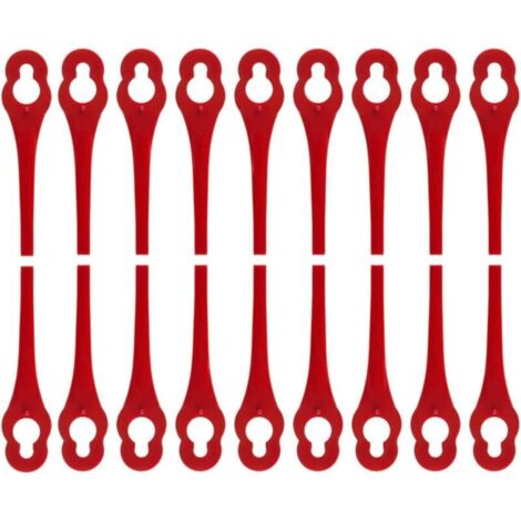 100 pièces lames de rechange compatibles avec coupe bordure IKRA IART 2520, lames en nylon pour IAT 20-1M (1/5)