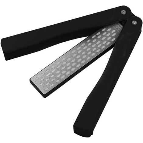 Aiguiseurs de couteau, 400/600 Grit pliant poche diamant pierre à aiguiser, poche à double face pierre à aiguiser pour Camping en plein air cuisine jardin (1/5)