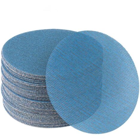 40 Pièces Disques Abrasifs 125mm Grain 600 Papier à Poncer en Filet Céramique, Fixation Autoagrippante Disque à Poncer Papier de Verre pour Ponceuse Orbitale, Ponçage Sans Poussière Bois Métal Mur