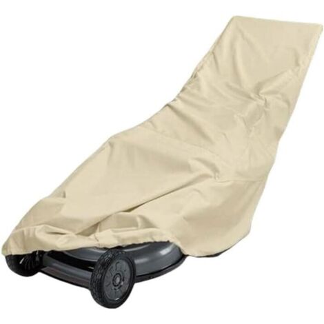 Housse De Protection En Tissu Oxford Robuste Pour Tondeuse À Gazon D'Extérieur Protège L'Équipement De Jardin De La Poussière (1/5)