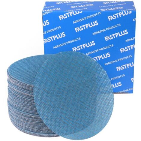40 Pièces Disques Abrasifs 150mm Grain 80/120/180/240/320 Filet Céramique Papier à Poncer Anti Poussière Papier de verre Disque de ponçage pour Ponceuse Orbitale (1/5)
