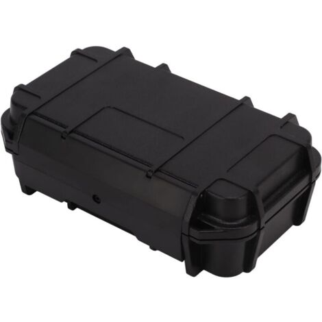 Boîte à Outils, étui à Outils de Transport Rigide étanche Boîte à Outils pour Instruments de Sécurité Boîte à Outils de Rangement en Plastique ABS pour Camping en Plein Air(Le Noir) (1/5)