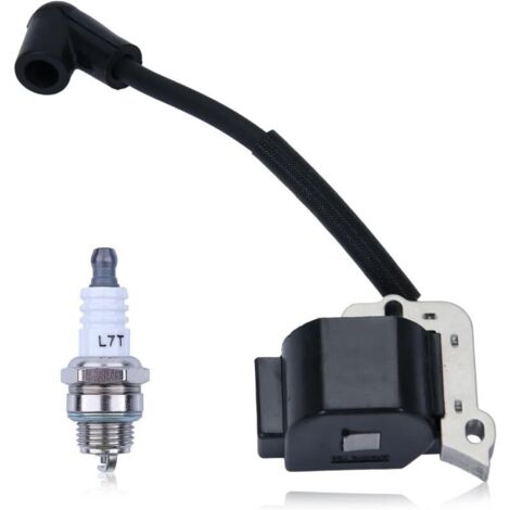 FS55 FS38 Kit de Bobine d'allumage Pour FS45 FS55R HS45 FS46 FC55 HL45 KM55 Tondeuse à gazon, Bobine d'allumage avce Bougie d'allumage, Remplacement 4140 400 1308 (1/5)
