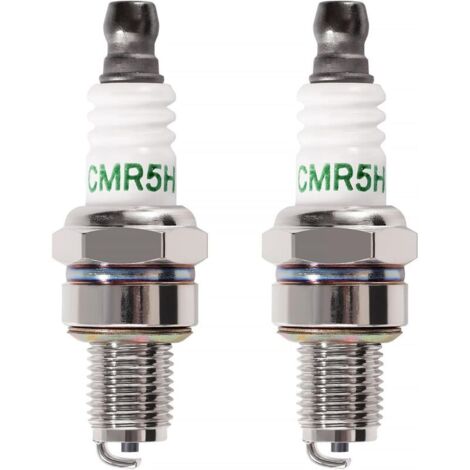 2 Pièces Bougies D'Allumage Cmr5H, Tondeuse Bougie D'Allumage, Bougie D'Allumage Borne Solide Remplacer Cm5H / Cmr5H / Cmr6H / Cmr7H, Compatible Avec Honda Gx25 Gx35 Moteur (1/5)