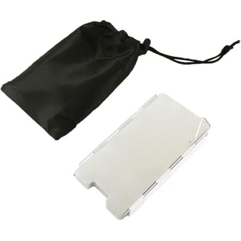 Pare-Vent pour RéChaud De Camping Pare-Brise Pliable en Alliage d'aluminium for cuisinière à gaz, idéal for Le Camping et la Cuisine Plein air (1/5)