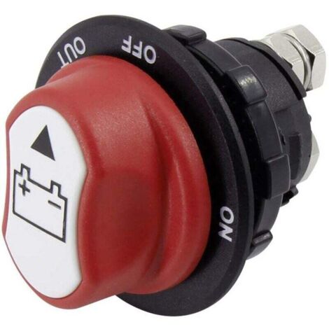 Interrupteur principal batterie 39081 ,A23-7B Coupe batterie pour lautomobile A23-7B 32 V/DC 100 A 1 x Off/On à accrochage 1 pc(s) (1/3)