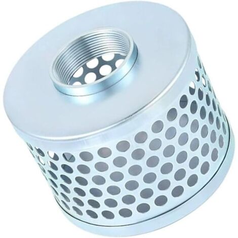 Filtre d'aspiration pour pompes, panier en acier plaqué carbone, bloque efficacement les débris pour réduire efficacement les solides, filtre passoire (1/5)