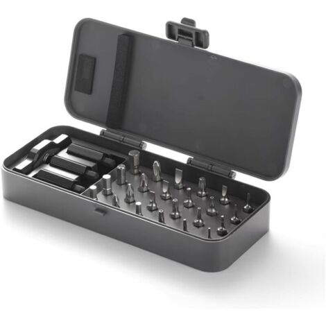 Profession Lot de 24 tournevis à cliquet ergonomiques avec poignée en T pour meubles étroits Entretien de vélo Tournevis multifonction (1/5)