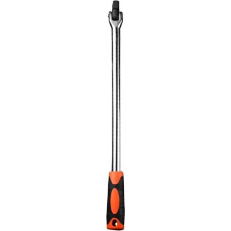 Poignée de joint d'entraînement de 1,27 cm avec tête flexible, poignée antidérapante, clé à douille robuste pour réparation de voiture et projets de bricolage (1/5)
