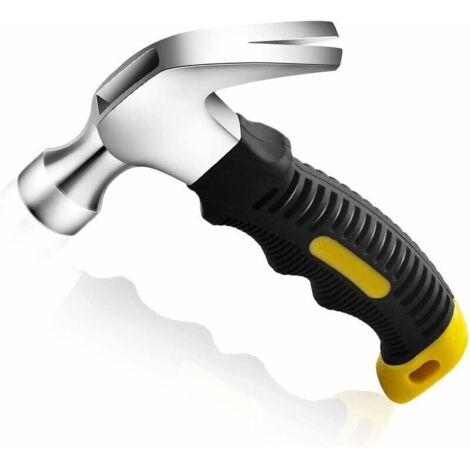 Marteau à griffes 8 oz – Acier haute dureté – Poignée antidérapante ergonomique – Pour espaces confinés et travaux de précision (1/5)