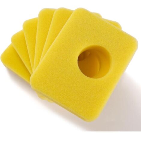 6 Pièces Filtres À Air Pour Tondeuses 799579, 799579 Filtre À Air, Filtre À Air En Mousse 799579, Compatible Avec Briggs & Stratton 590581 08P502 08P602 09P602 (1/5)
